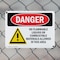 Signmission No Flammable Liquids Combustible Materials Danger Sign, Plastic, 10in W x 7in L, 2PK OS-2PACK-DS-P-710-L-1466 - alternate 2